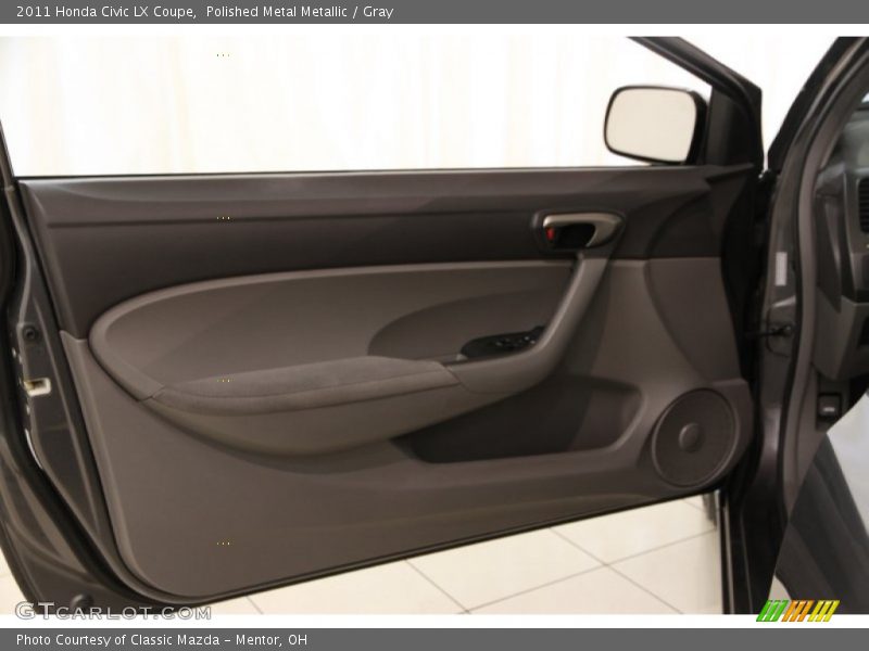 Polished Metal Metallic / Gray 2011 Honda Civic LX Coupe