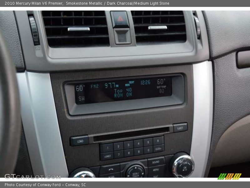 Smokestone Metallic / Dark Charcoal/Medium Light Stone 2010 Mercury Milan V6 Premier