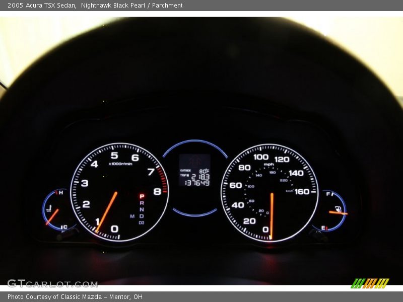  2005 TSX Sedan Sedan Gauges