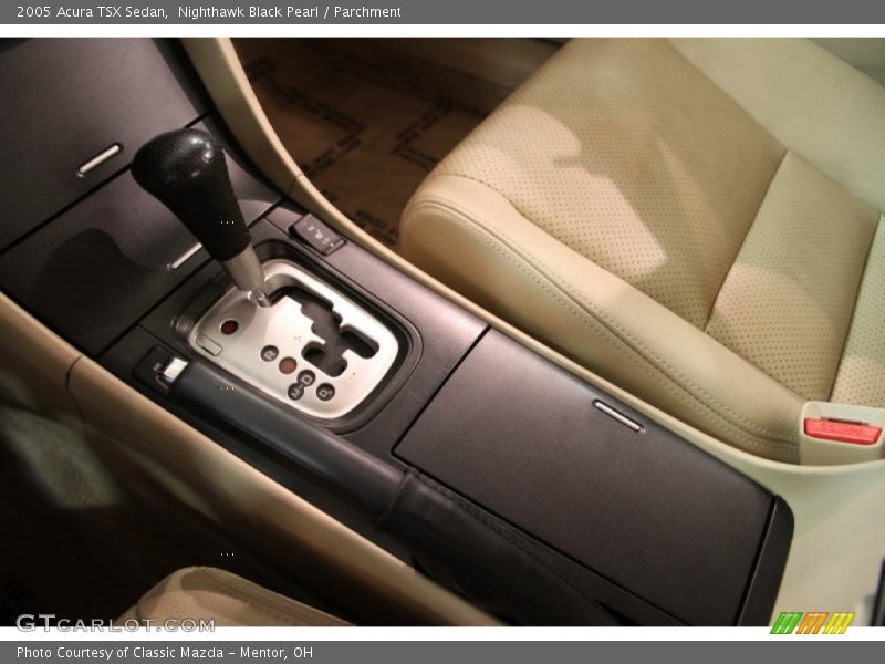 Nighthawk Black Pearl / Parchment 2005 Acura TSX Sedan