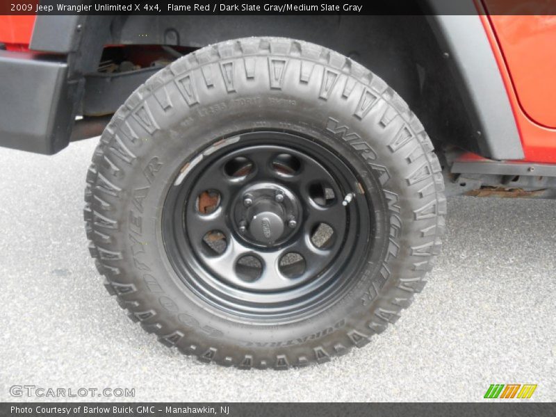 Flame Red / Dark Slate Gray/Medium Slate Gray 2009 Jeep Wrangler Unlimited X 4x4