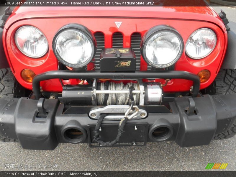 Flame Red / Dark Slate Gray/Medium Slate Gray 2009 Jeep Wrangler Unlimited X 4x4
