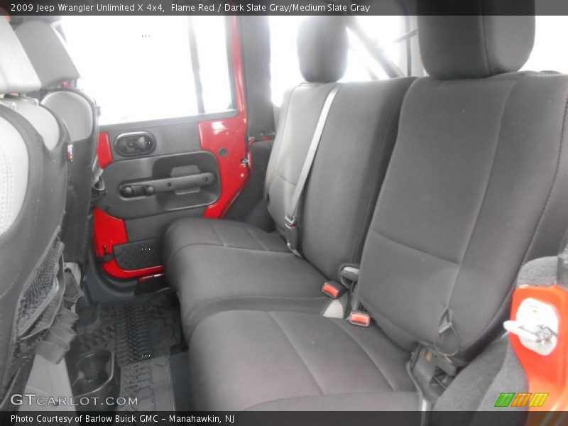 Flame Red / Dark Slate Gray/Medium Slate Gray 2009 Jeep Wrangler Unlimited X 4x4