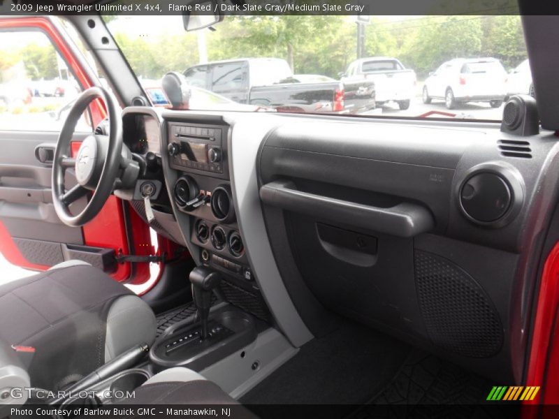 Flame Red / Dark Slate Gray/Medium Slate Gray 2009 Jeep Wrangler Unlimited X 4x4
