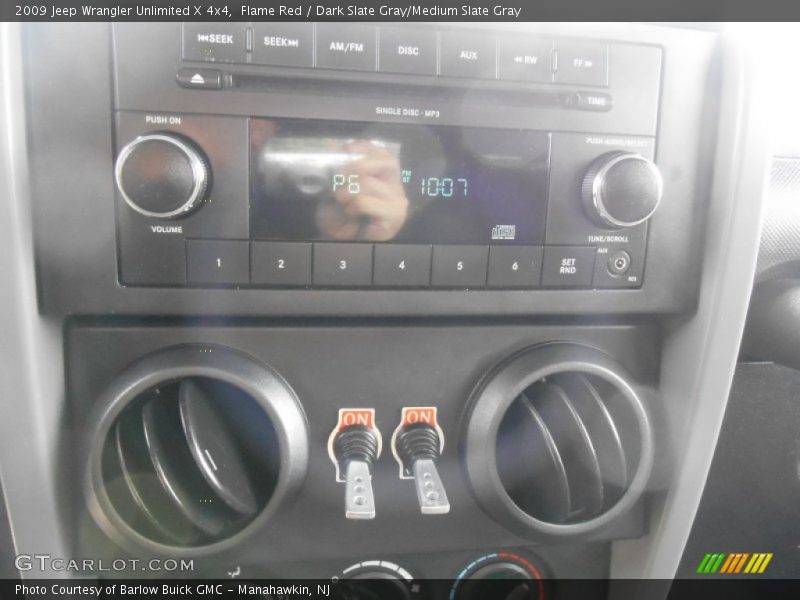 Flame Red / Dark Slate Gray/Medium Slate Gray 2009 Jeep Wrangler Unlimited X 4x4