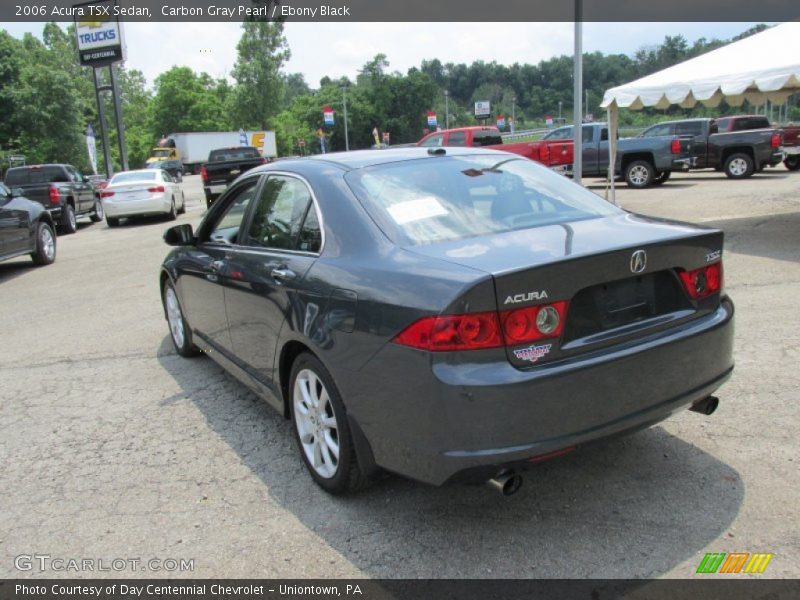 Carbon Gray Pearl / Ebony Black 2006 Acura TSX Sedan