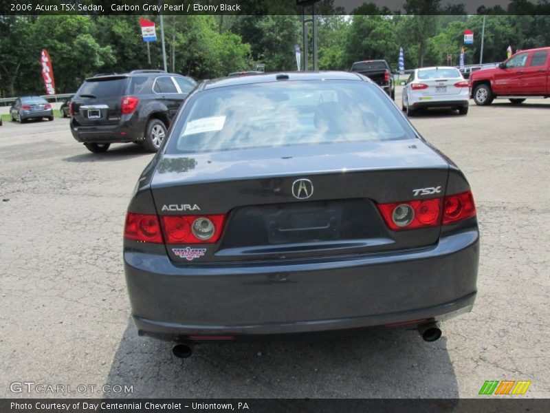 Carbon Gray Pearl / Ebony Black 2006 Acura TSX Sedan