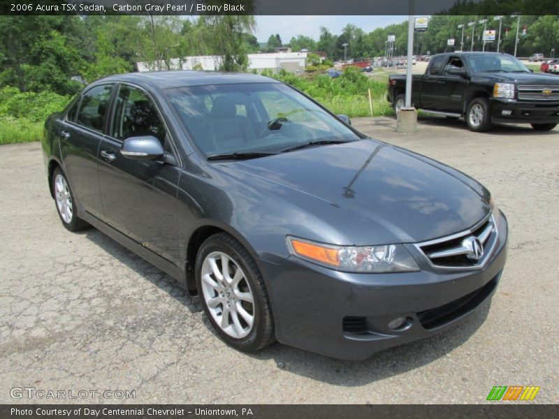 Carbon Gray Pearl / Ebony Black 2006 Acura TSX Sedan