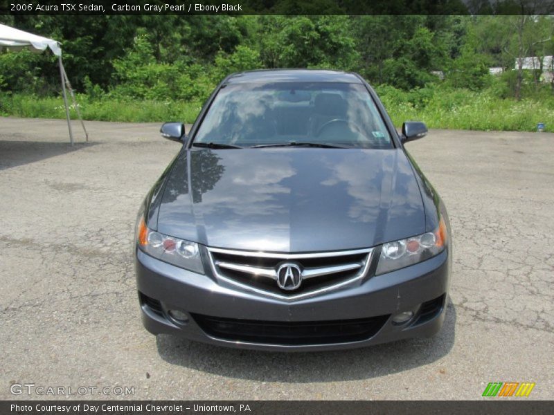 Carbon Gray Pearl / Ebony Black 2006 Acura TSX Sedan