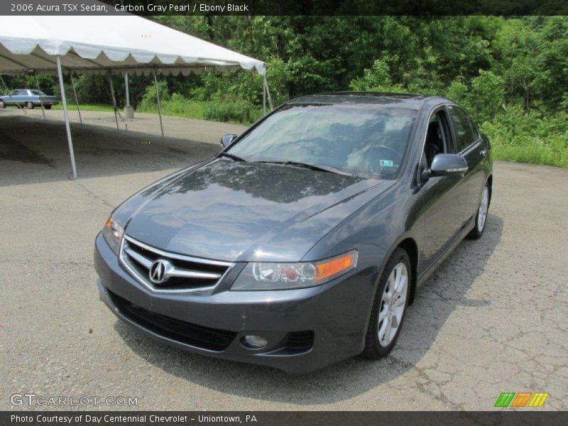Carbon Gray Pearl / Ebony Black 2006 Acura TSX Sedan