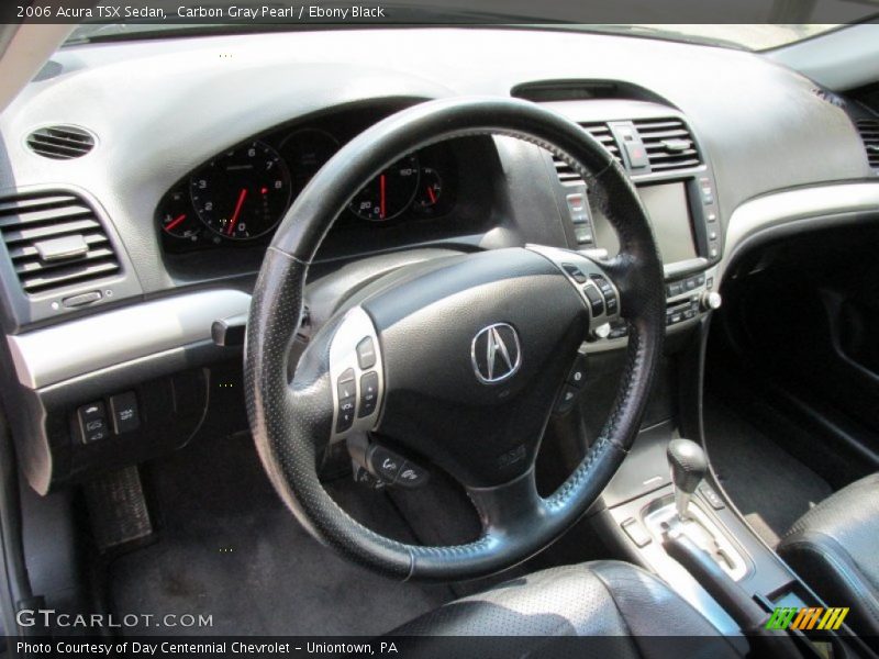 Carbon Gray Pearl / Ebony Black 2006 Acura TSX Sedan