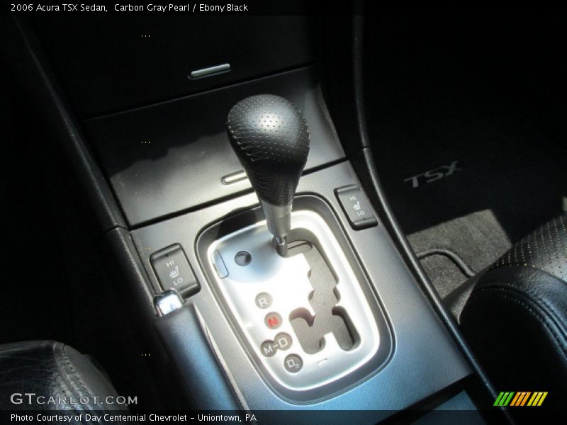 Carbon Gray Pearl / Ebony Black 2006 Acura TSX Sedan