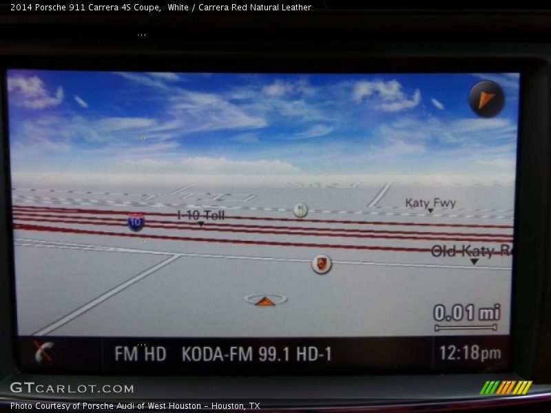 Navigation of 2014 911 Carrera 4S Coupe