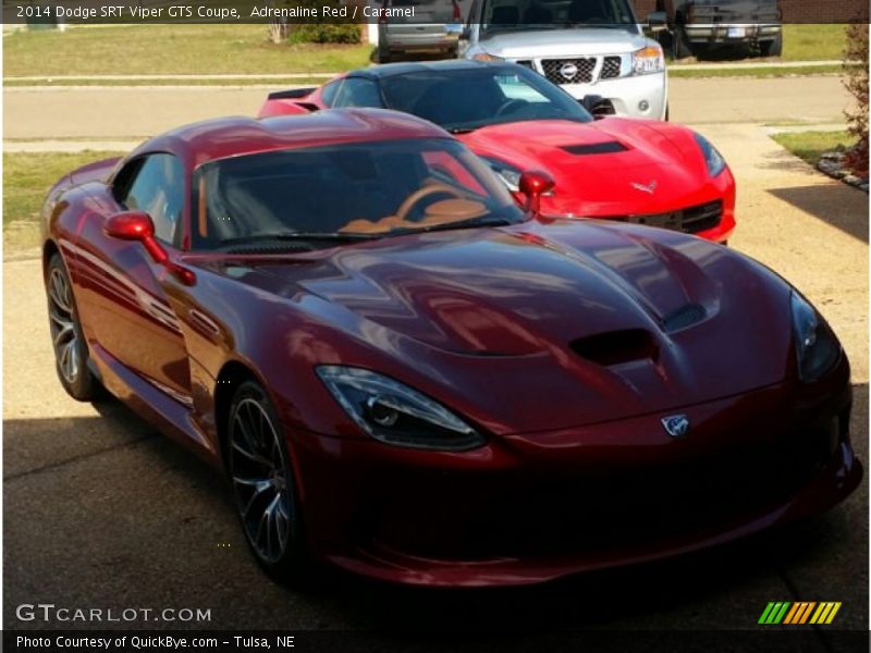 Adrenaline Red / Caramel 2014 Dodge SRT Viper GTS Coupe