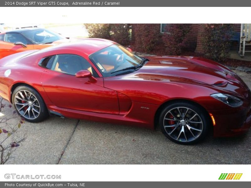 Adrenaline Red / Caramel 2014 Dodge SRT Viper GTS Coupe