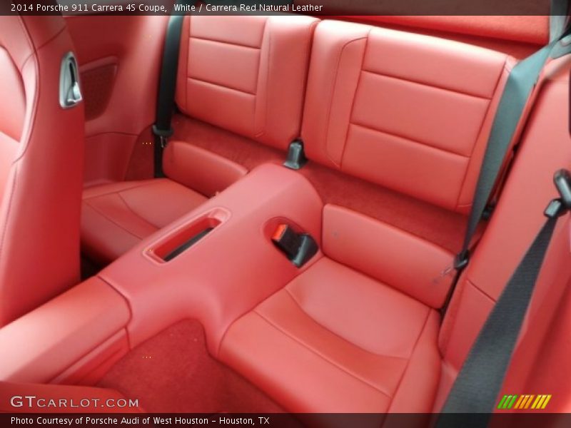 Rear Seat of 2014 911 Carrera 4S Coupe