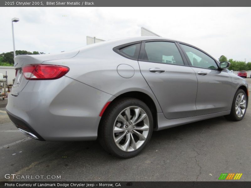 Billet Silver Metallic / Black 2015 Chrysler 200 S