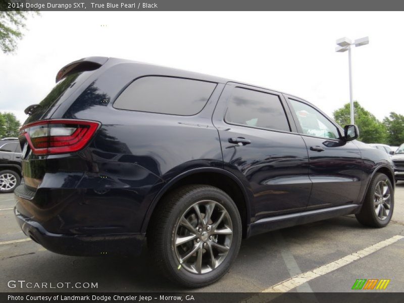 True Blue Pearl / Black 2014 Dodge Durango SXT