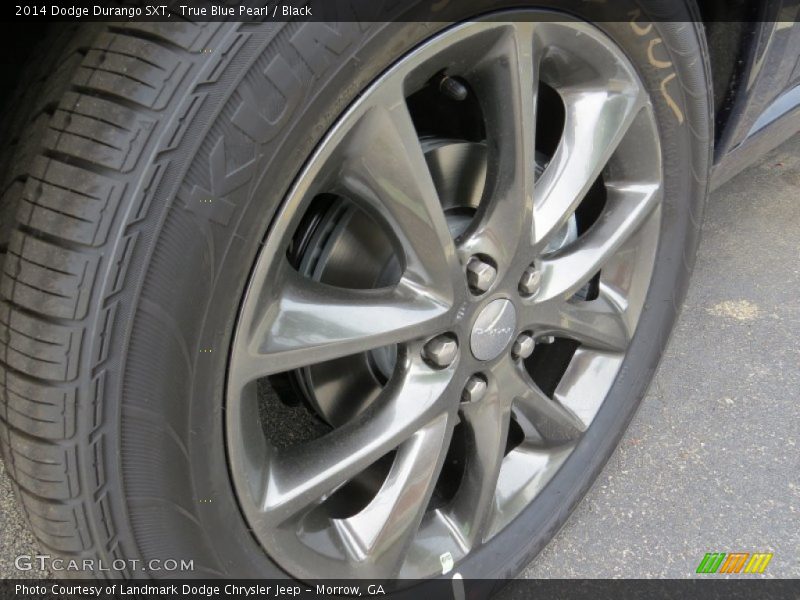 True Blue Pearl / Black 2014 Dodge Durango SXT