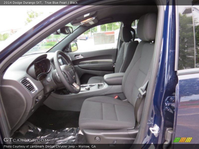 True Blue Pearl / Black 2014 Dodge Durango SXT