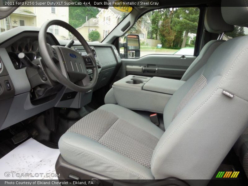  2011 F250 Super Duty XLT SuperCab 4x4 Steel Gray Interior