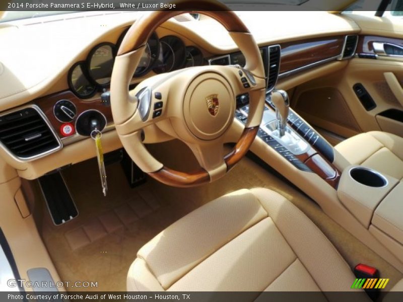  2014 Panamera S E-Hybrid Luxor Beige Interior