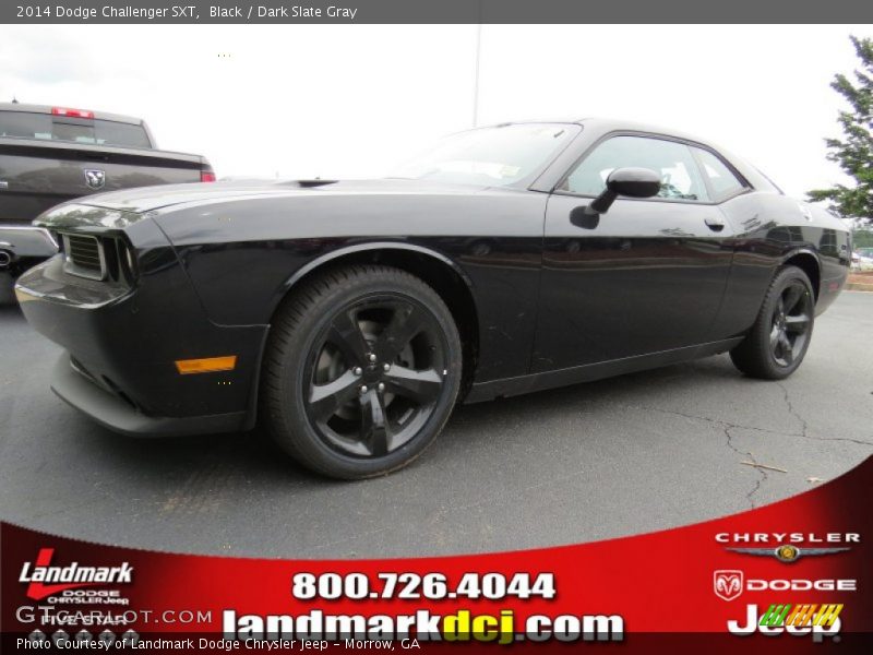 Black / Dark Slate Gray 2014 Dodge Challenger SXT