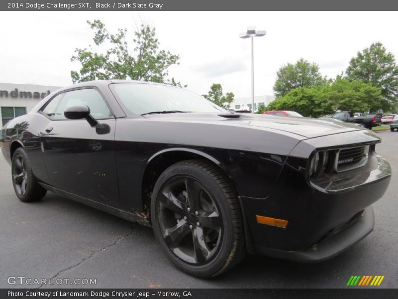 Black / Dark Slate Gray 2014 Dodge Challenger SXT