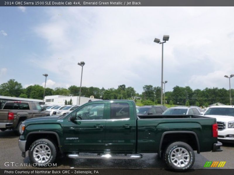  2014 Sierra 1500 SLE Double Cab 4x4 Emerald Green Metallic