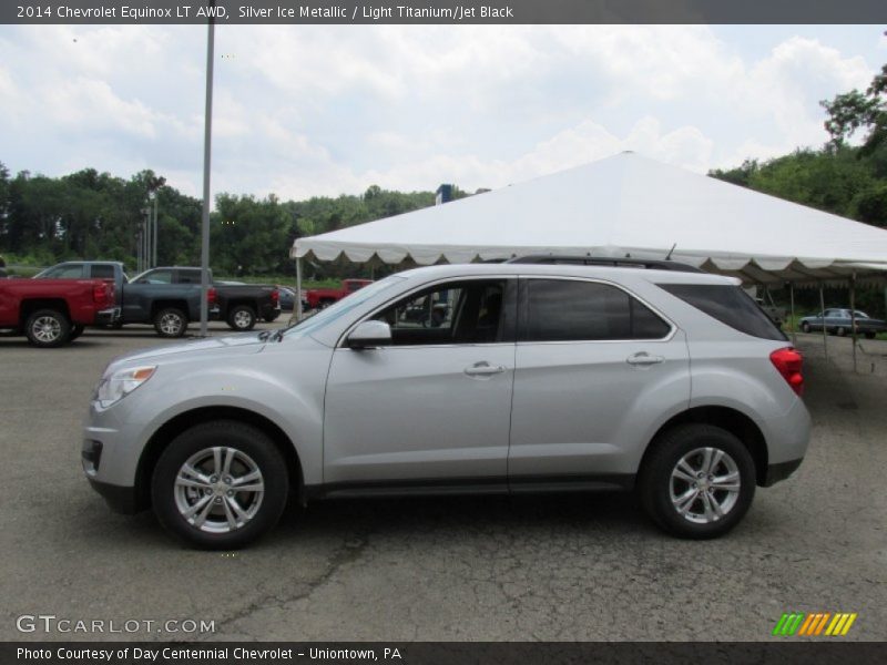 Silver Ice Metallic / Light Titanium/Jet Black 2014 Chevrolet Equinox LT AWD