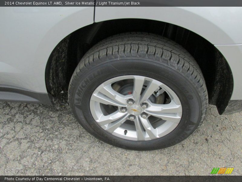 Silver Ice Metallic / Light Titanium/Jet Black 2014 Chevrolet Equinox LT AWD