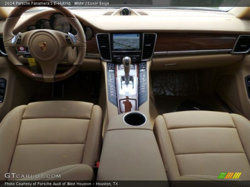 White / Luxor Beige 2014 Porsche Panamera S E-Hybrid