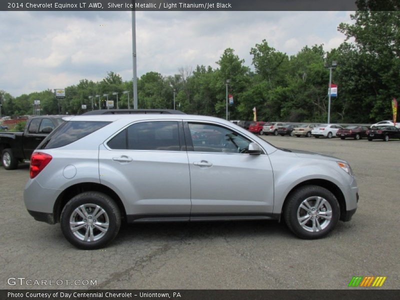 Silver Ice Metallic / Light Titanium/Jet Black 2014 Chevrolet Equinox LT AWD