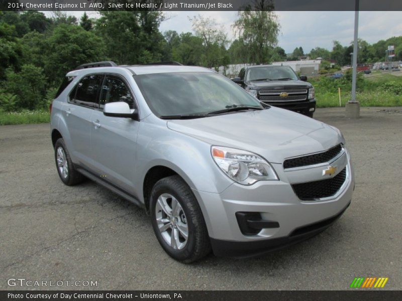 Silver Ice Metallic / Light Titanium/Jet Black 2014 Chevrolet Equinox LT AWD