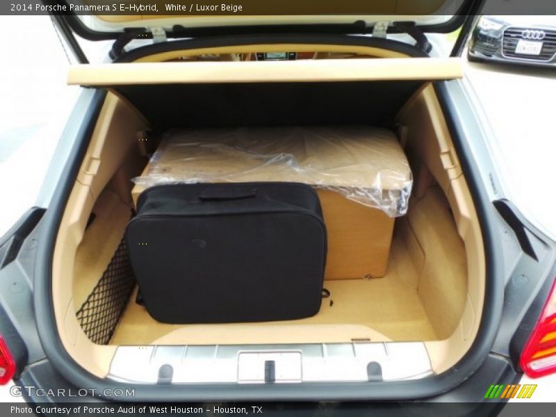 White / Luxor Beige 2014 Porsche Panamera S E-Hybrid