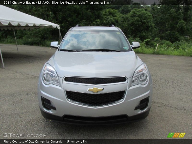 Silver Ice Metallic / Light Titanium/Jet Black 2014 Chevrolet Equinox LT AWD
