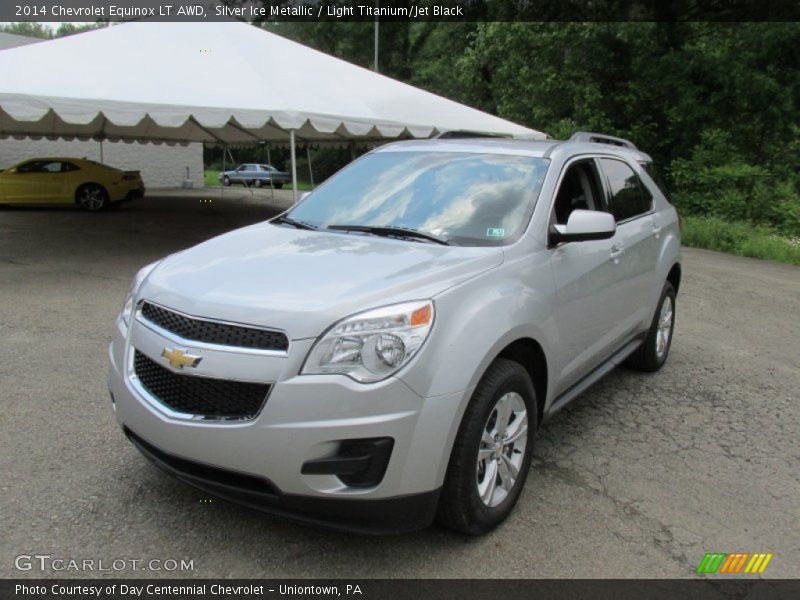 Silver Ice Metallic / Light Titanium/Jet Black 2014 Chevrolet Equinox LT AWD