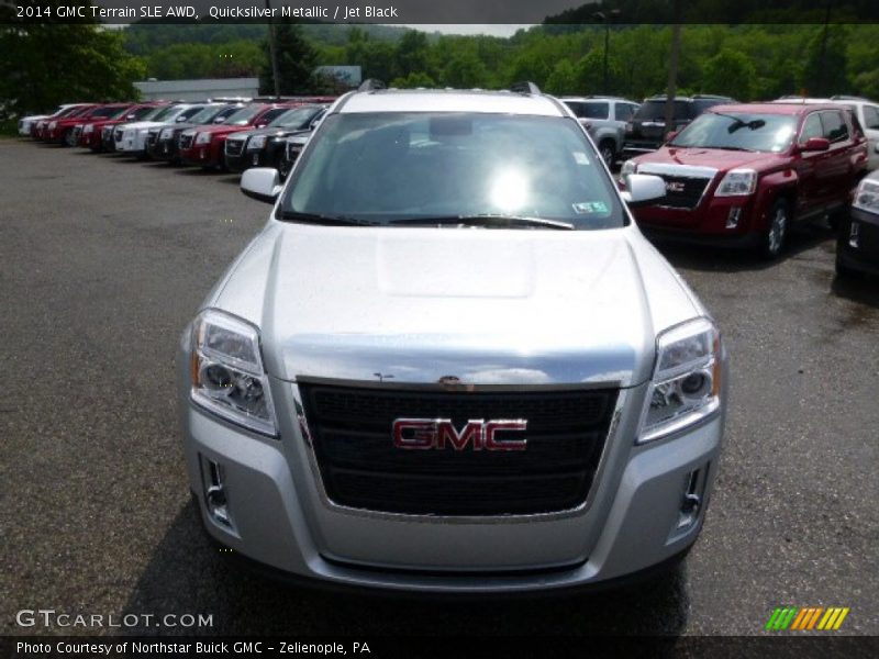 Quicksilver Metallic / Jet Black 2014 GMC Terrain SLE AWD