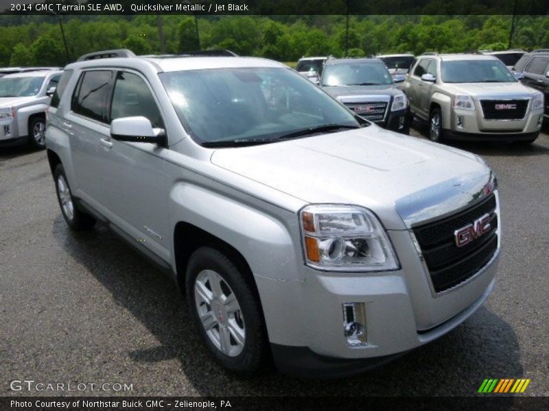 Quicksilver Metallic / Jet Black 2014 GMC Terrain SLE AWD