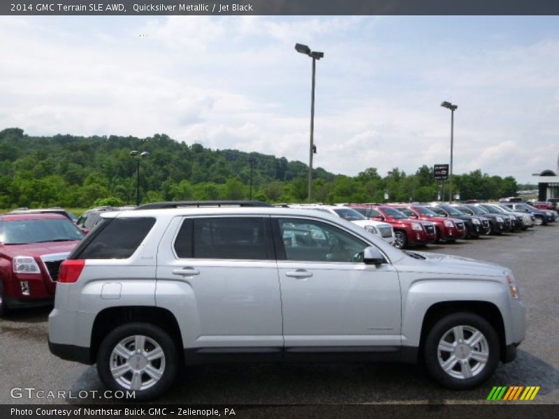 Quicksilver Metallic / Jet Black 2014 GMC Terrain SLE AWD