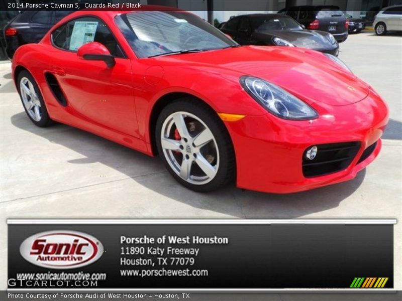 Guards Red / Black 2014 Porsche Cayman S
