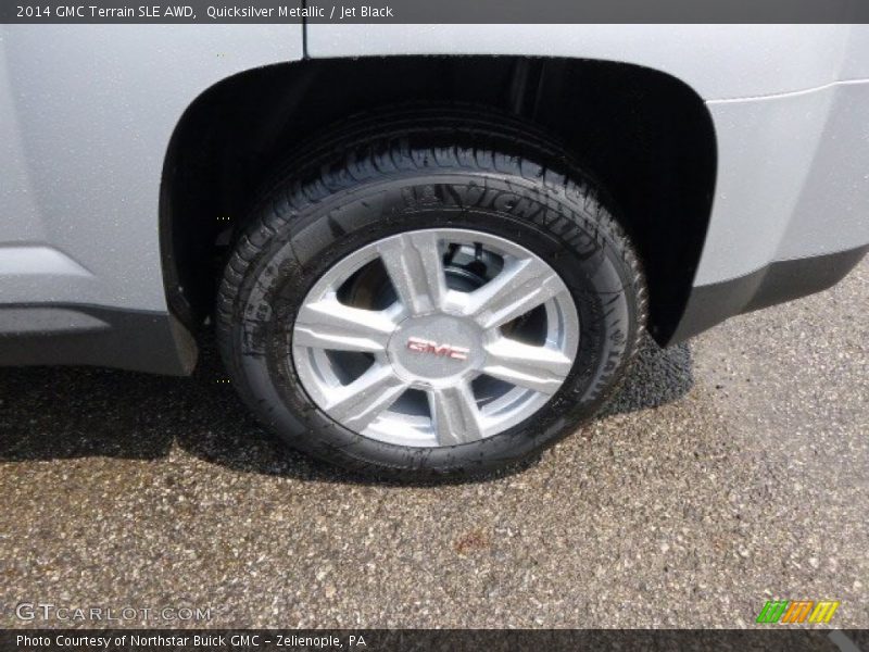 Quicksilver Metallic / Jet Black 2014 GMC Terrain SLE AWD