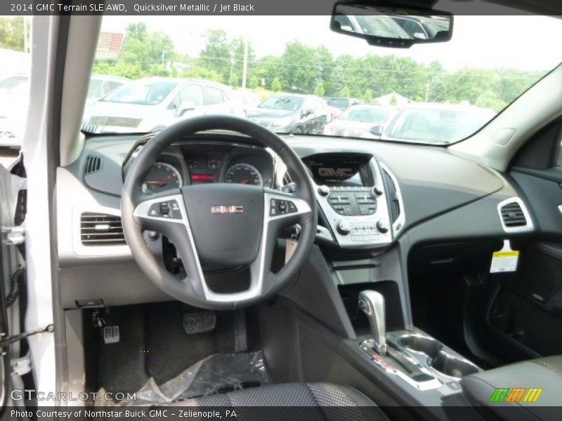 Quicksilver Metallic / Jet Black 2014 GMC Terrain SLE AWD