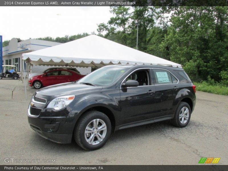 Ashen Gray Metallic / Light Titanium/Jet Black 2014 Chevrolet Equinox LS AWD