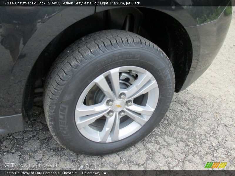 Ashen Gray Metallic / Light Titanium/Jet Black 2014 Chevrolet Equinox LS AWD
