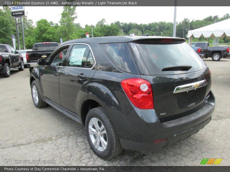 Ashen Gray Metallic / Light Titanium/Jet Black 2014 Chevrolet Equinox LS AWD