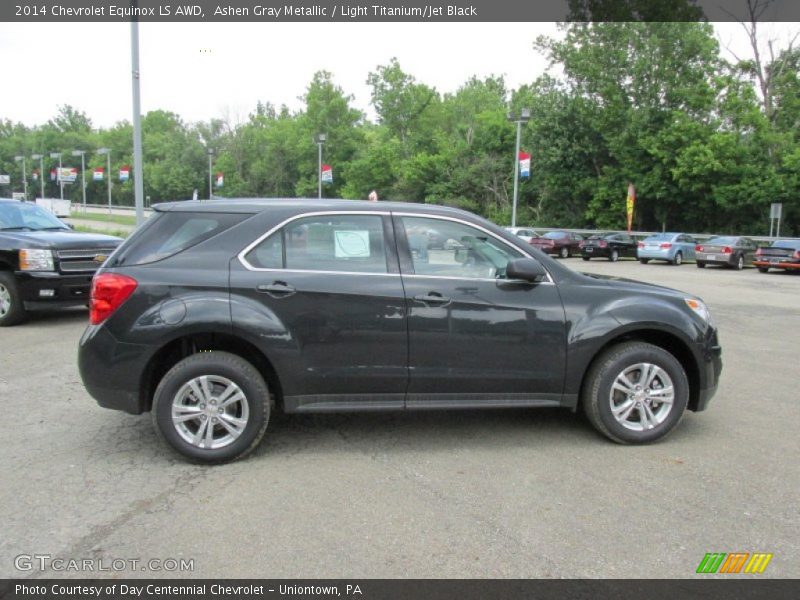 Ashen Gray Metallic / Light Titanium/Jet Black 2014 Chevrolet Equinox LS AWD