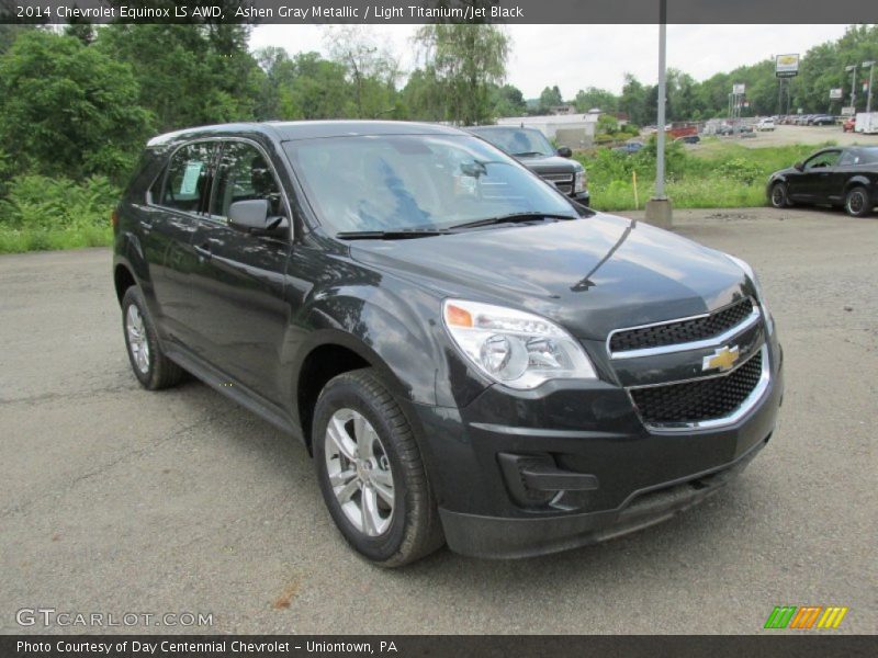 Ashen Gray Metallic / Light Titanium/Jet Black 2014 Chevrolet Equinox LS AWD
