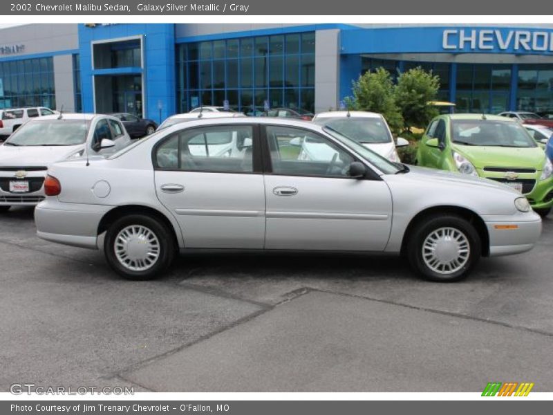 Galaxy Silver Metallic / Gray 2002 Chevrolet Malibu Sedan