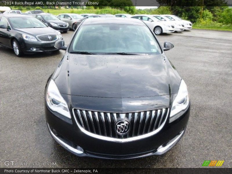 Black Diamond Tricoat / Ebony 2014 Buick Regal AWD